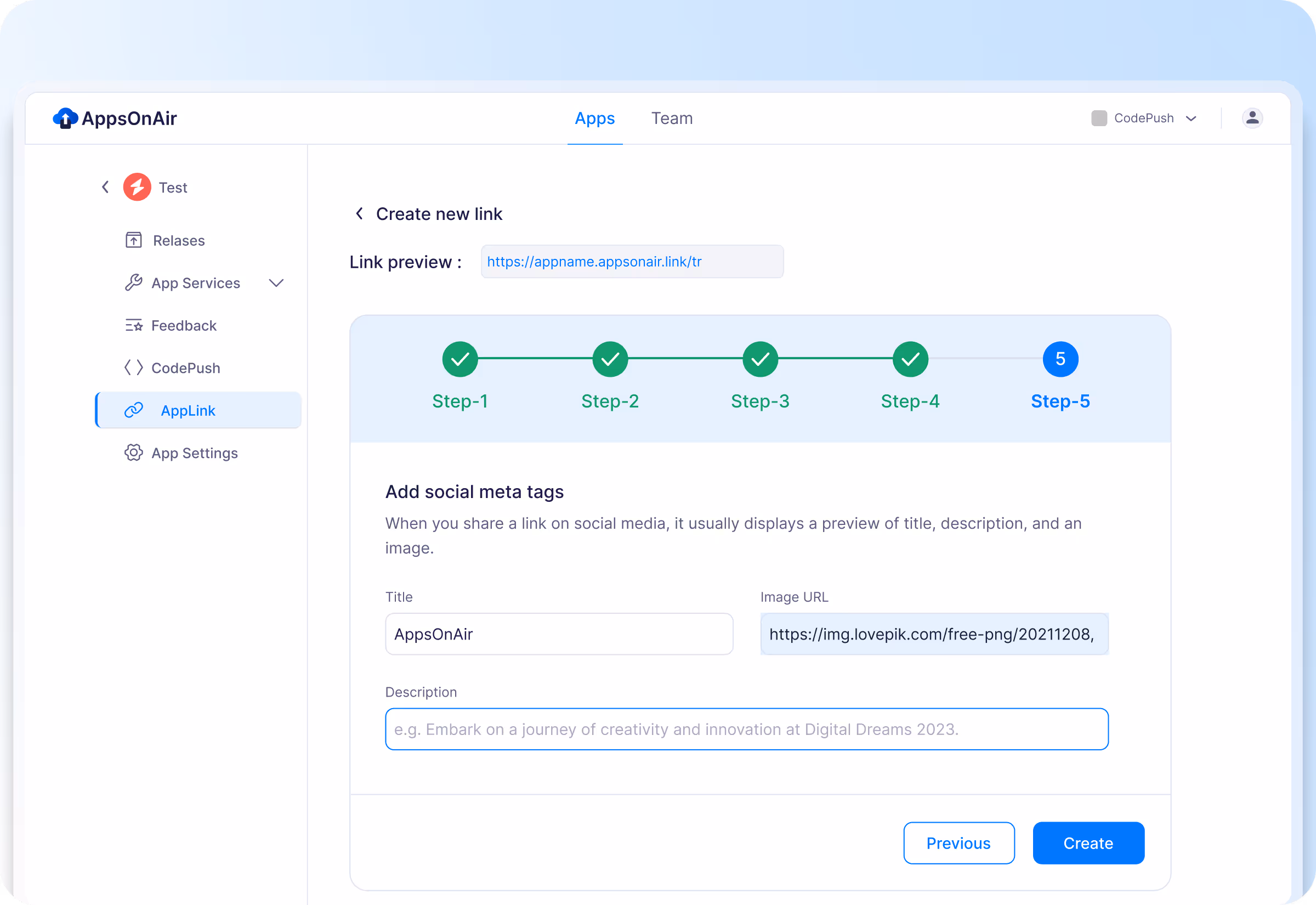Set Up Your App